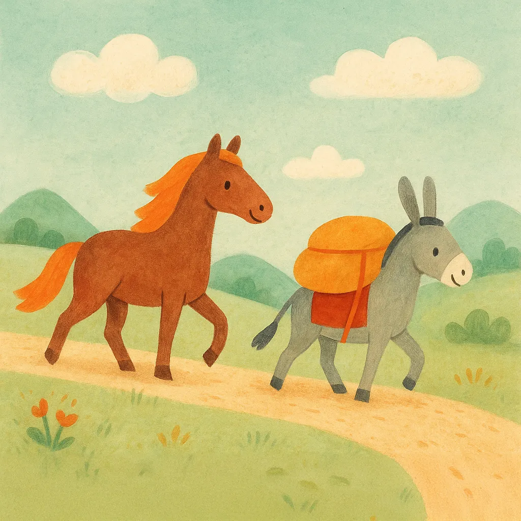 El Caballo y el Asno