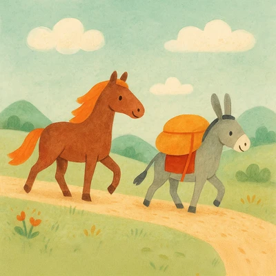 El Caballo y el Asno