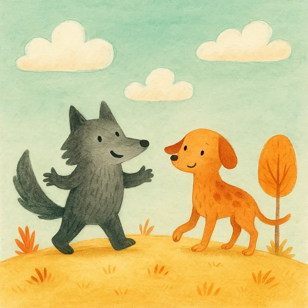 El Lobo y el Perro Flaco